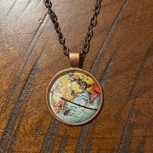 World Globe necklace.